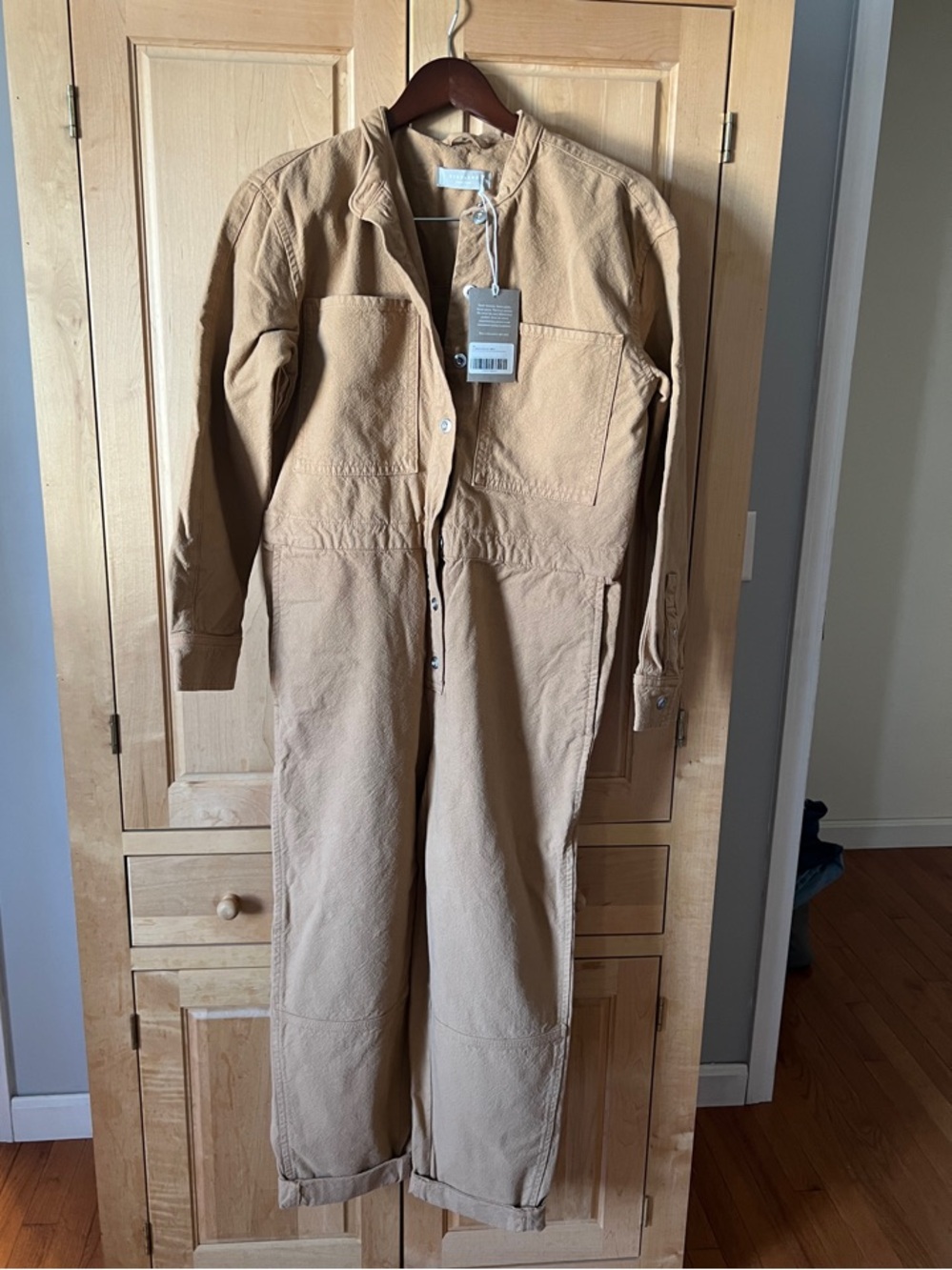 NWT Everlane THE CANVAS ORGANIC COTTON COVERALL